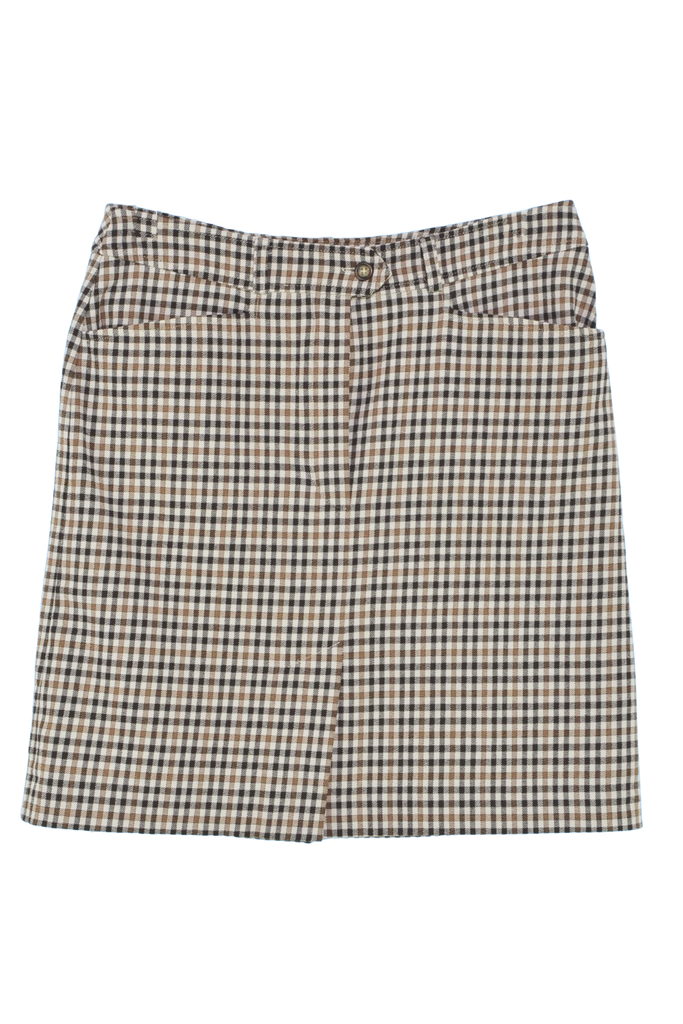 MAX MARA tartan skirt Size L 