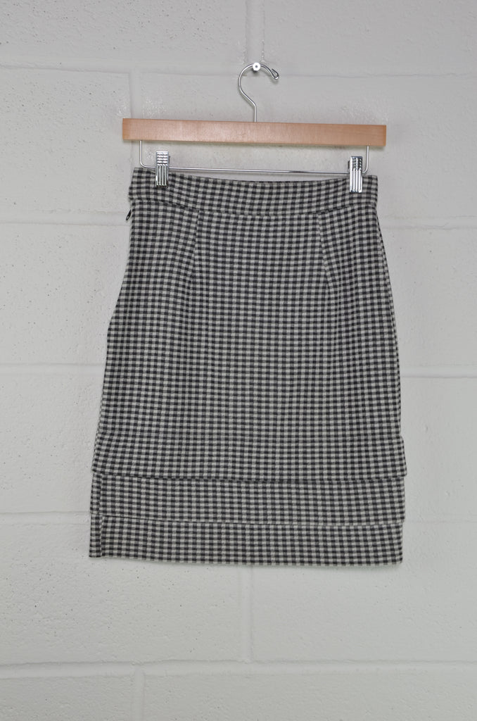 Cotton gingham skirt Size S