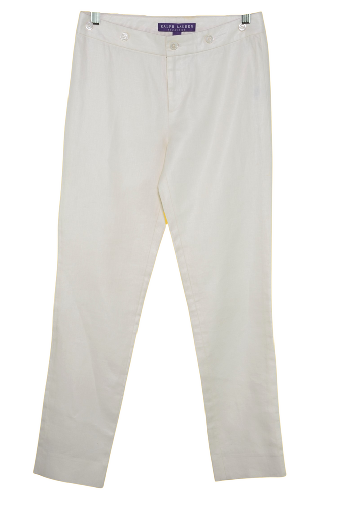 RALPH LAUREN linen pants Size S 