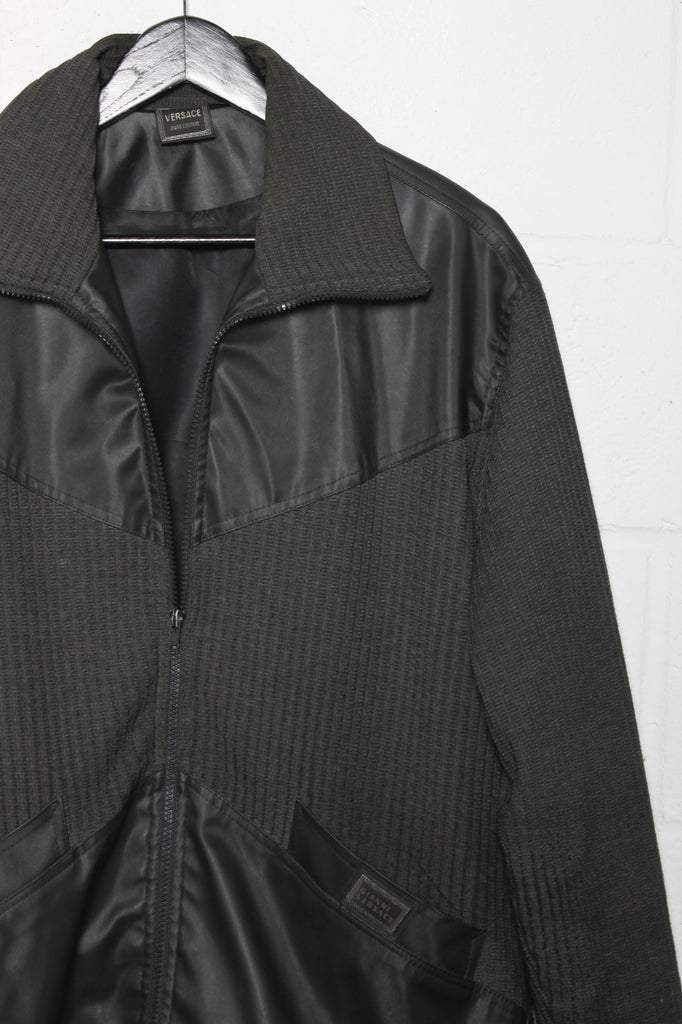 VERSACE bi-material jacket Size M/L